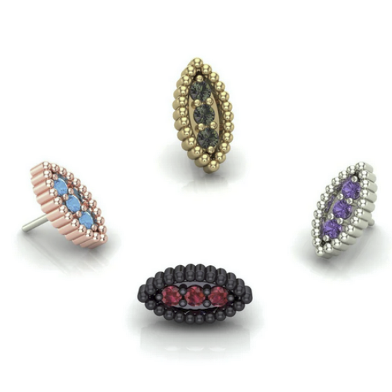 Navette Beads From Mushroom