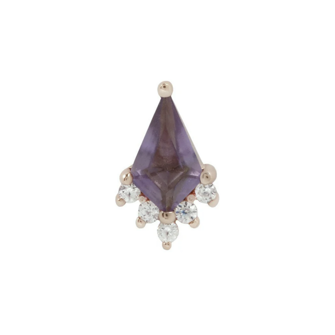 Noble Amethyst and CZ — Buddha