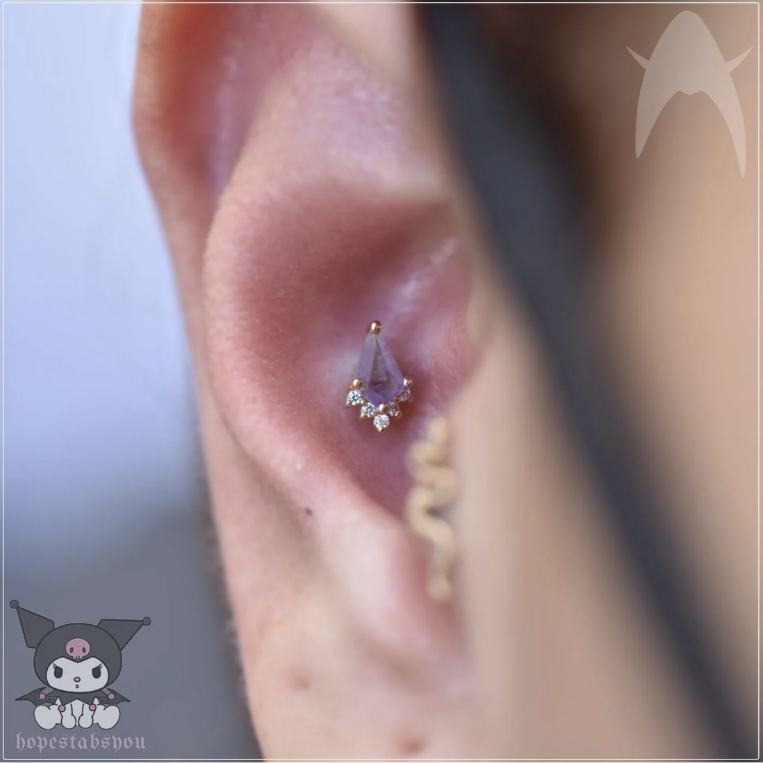 Noble Amethyst and CZ — Buddha
