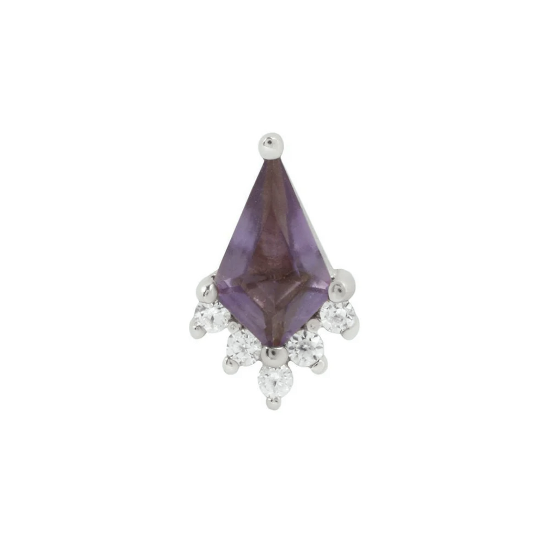 Noble Amethyst and CZ — Buddha
