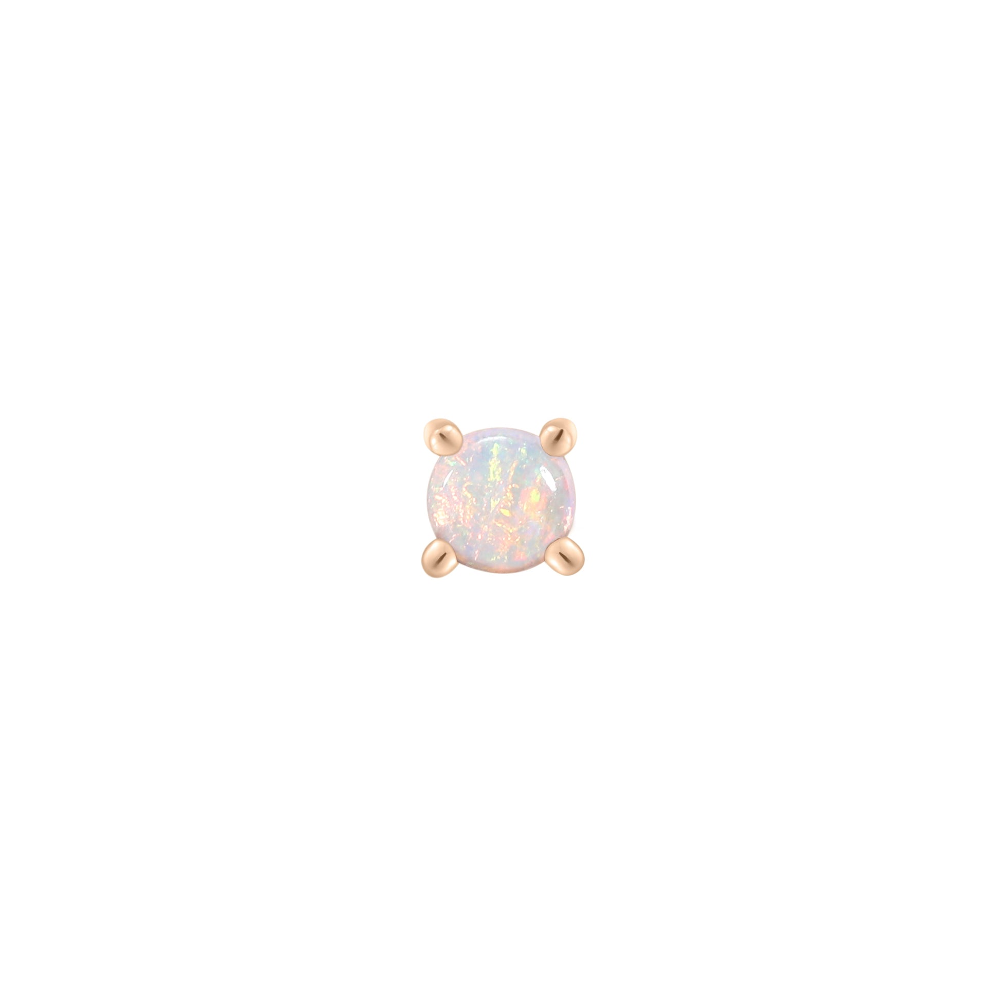 Prong Gem with Opal - Buddha Jewelry