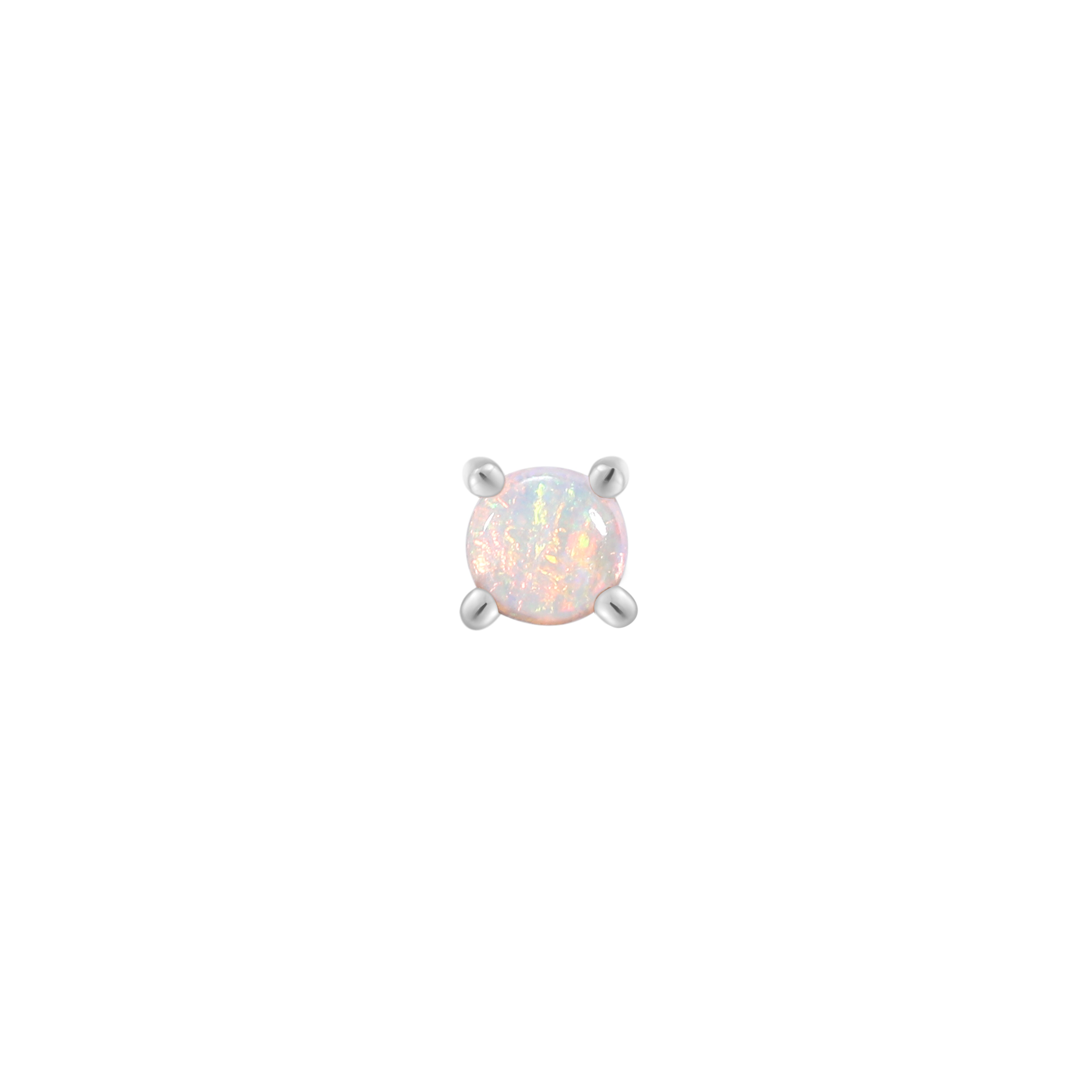 Prong Gem with Opal - Buddha Jewelry