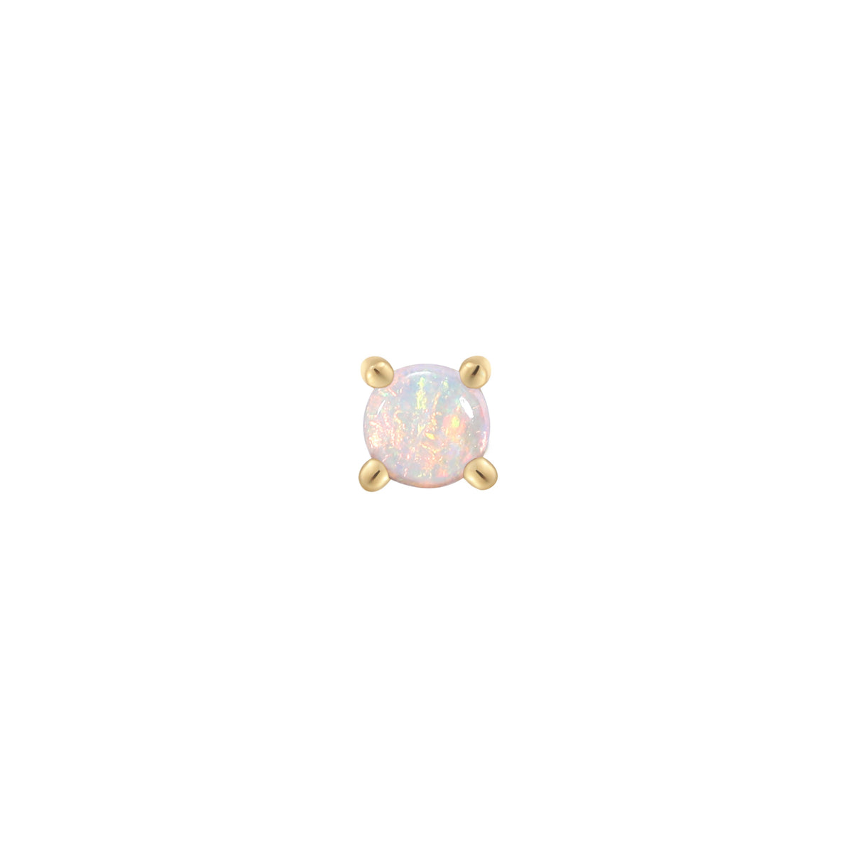 Prong Gem with Opal - Buddha Jewelry