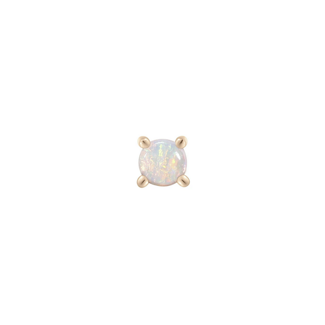 Prong Set Gem with Opal — Buddha