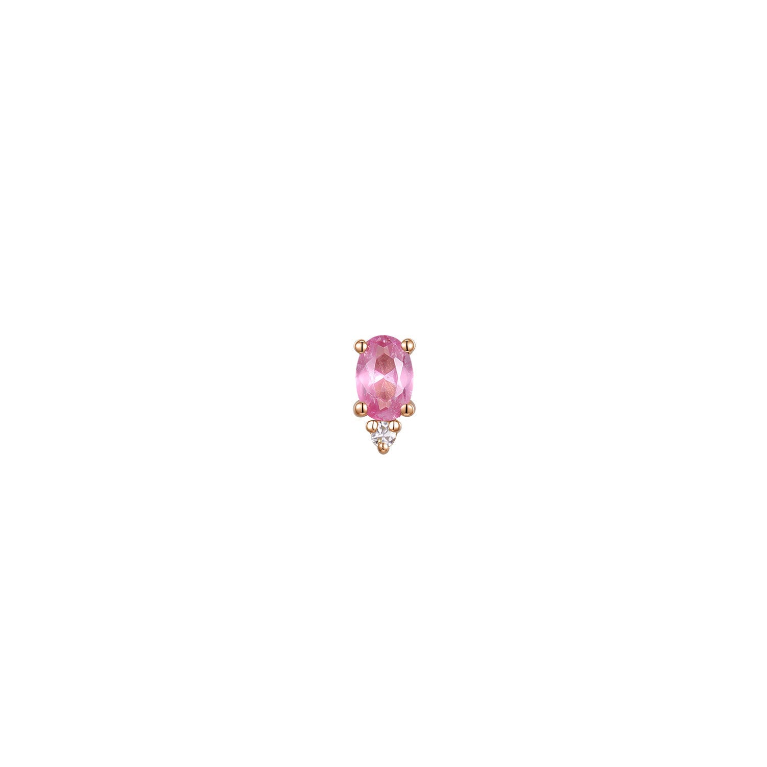 Pippa Diamond - Oval Pink Sapphire