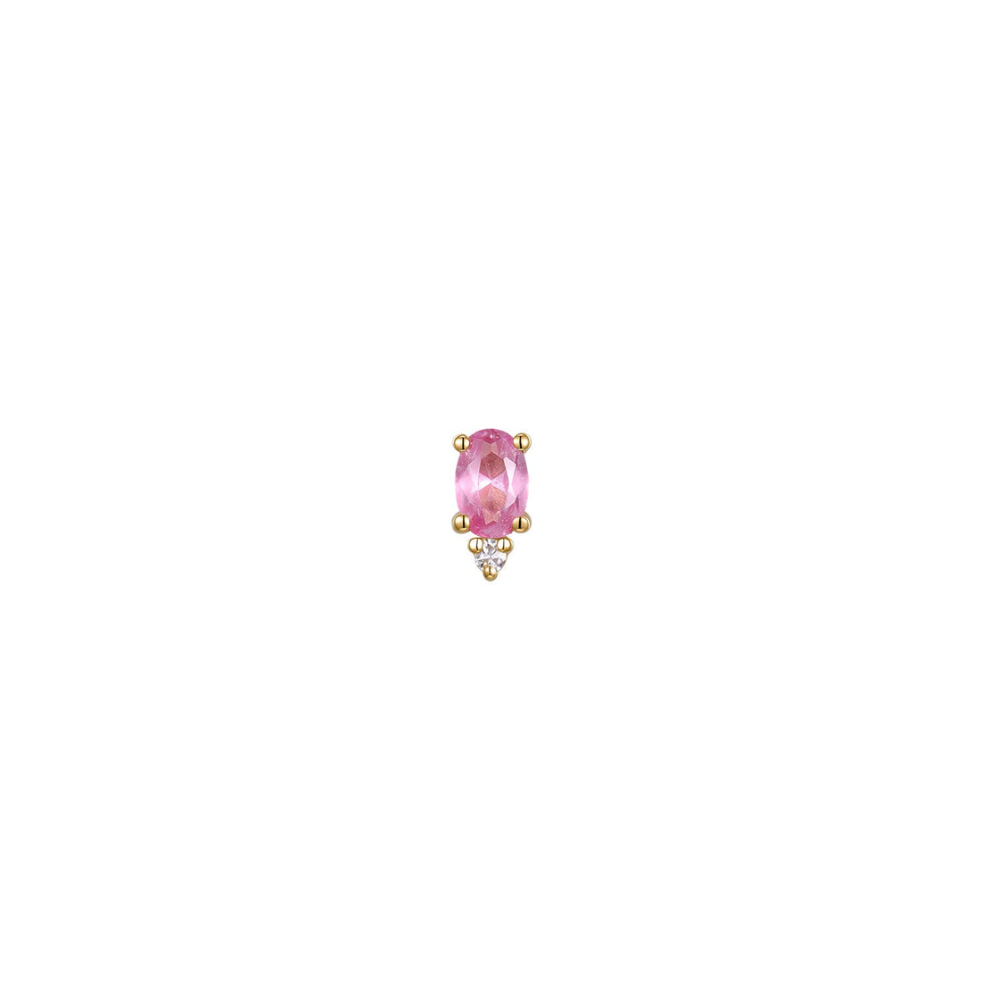 Pippa Diamond - Oval Pink Sapphire