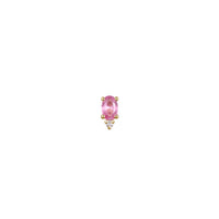Pippa Diamond - Oval Pink Sapphire