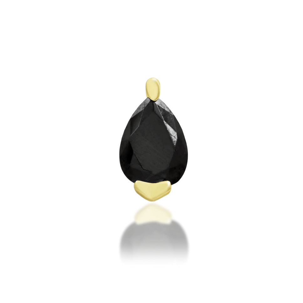Paige with Black CZ — Junipurr