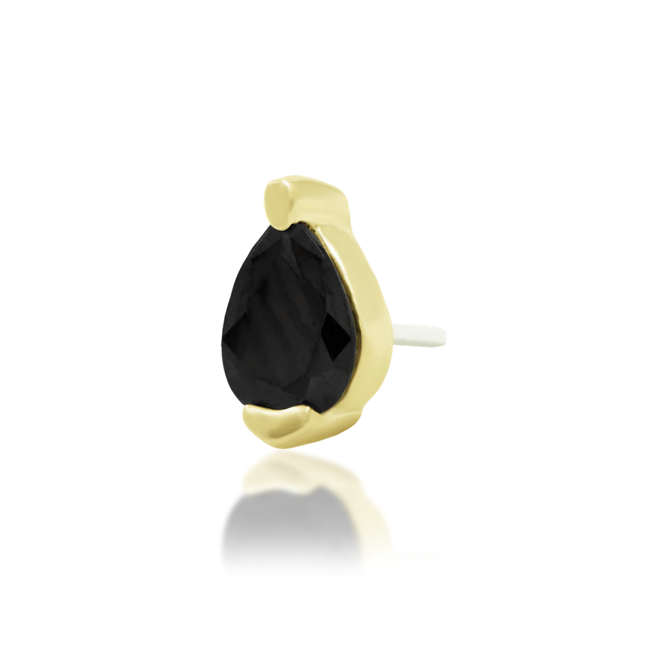 Paige with Black CZ — Junipurr