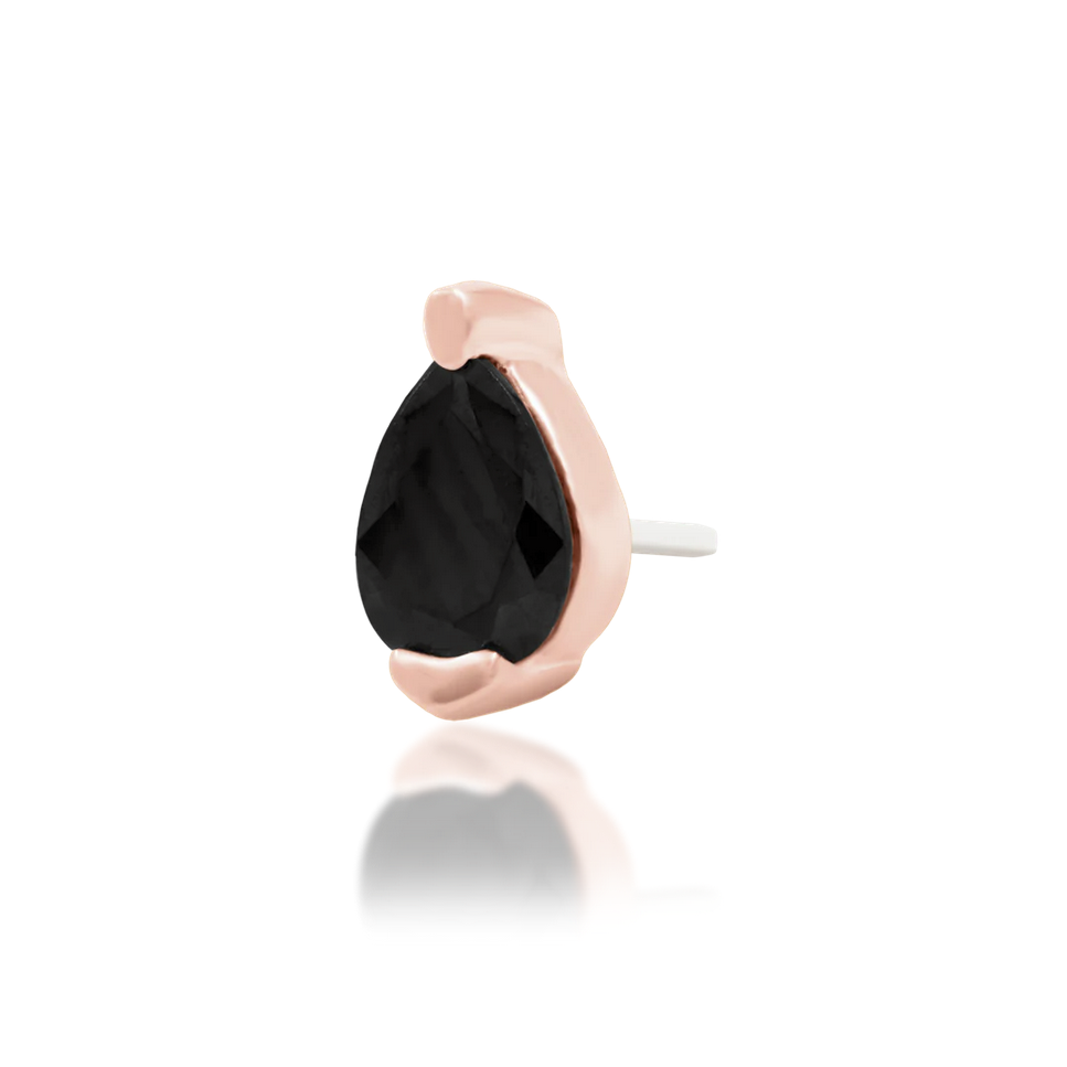 Paige with Black CZ — Junipurr