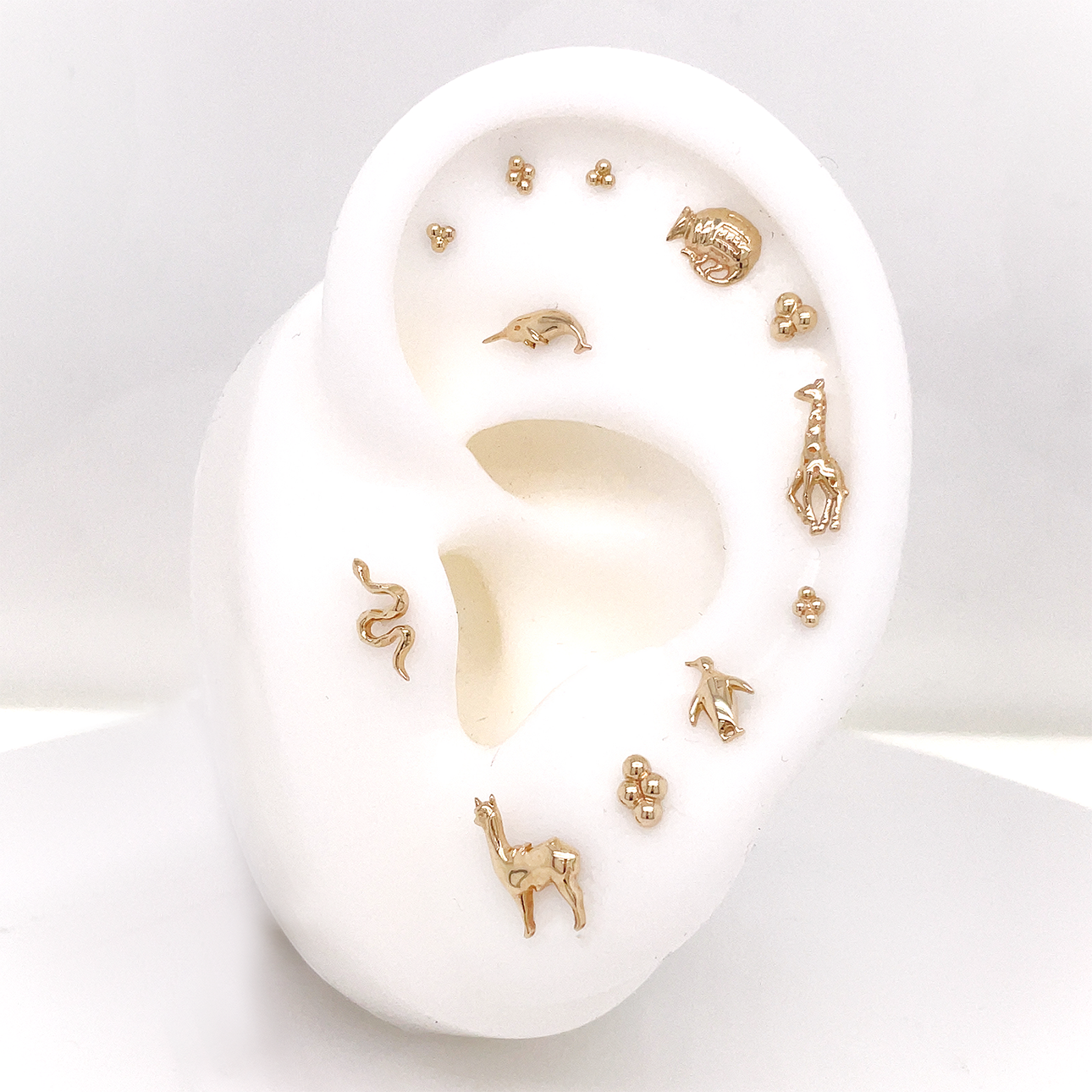 3 Bead Mini Cluster - Buddha Jewelry