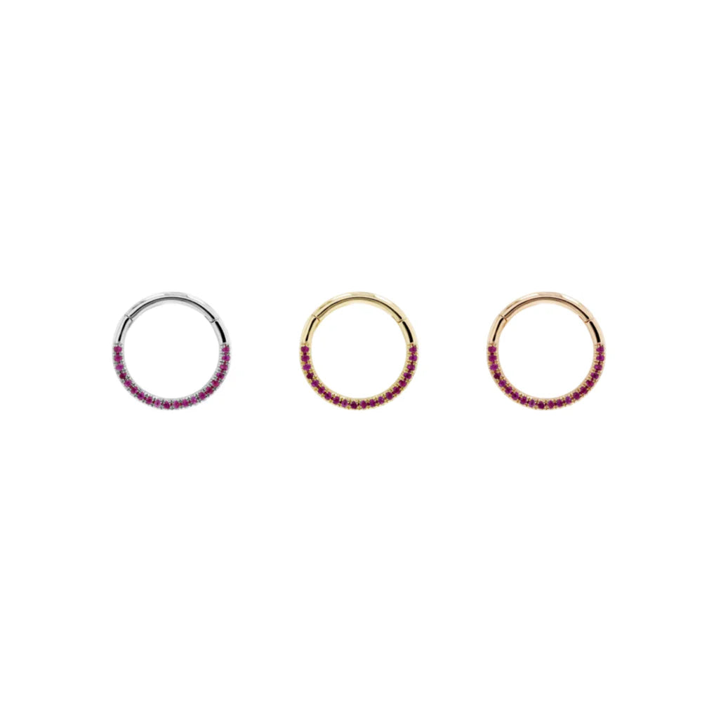 Pavé Gemstone Clicker - Faceted Colored Gemstone — Modern Mood