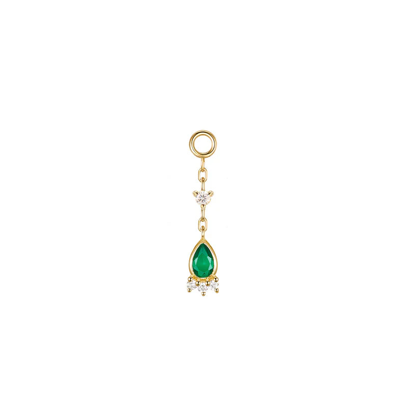 Pear Leia and Diamond Drop Charm — Modern Mood