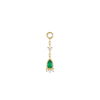 Pear Leia and Diamond Drop Charm — Modern Mood