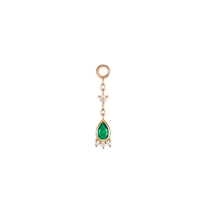 Pear Leia and Diamond Drop Charm — Modern Mood