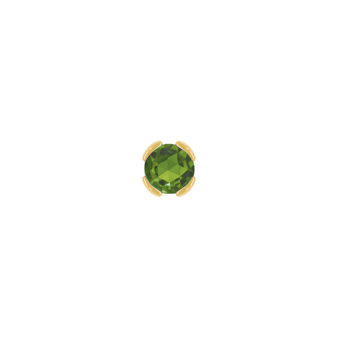 Peekaboo with Green Tourmaline — Buddha