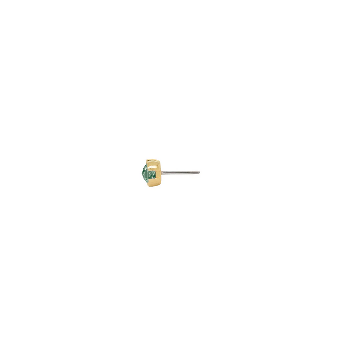Peekaboo with Green Tourmaline — Buddha