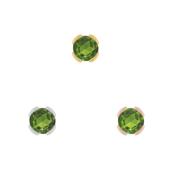 Peekaboo with Green Tourmaline — Buddha