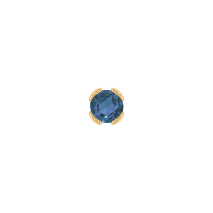 Peekaboo with London Blue Topaz — Buddha