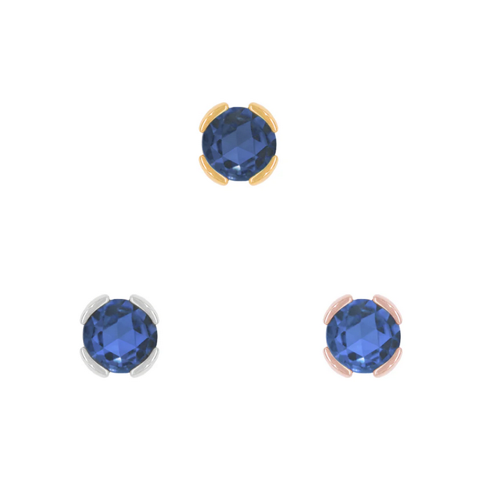 Peekaboo with London Blue Topaz — Buddha
