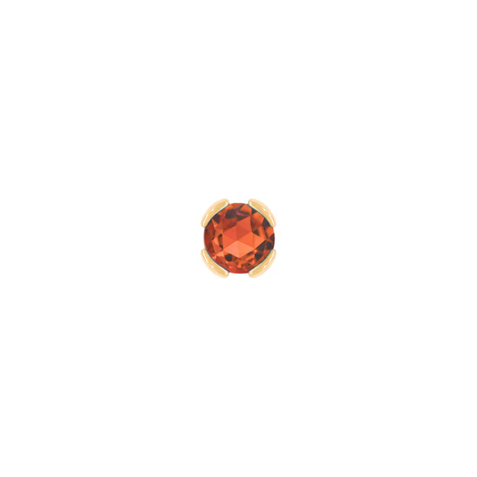 Peekaboo with Orange Garnet — Buddha