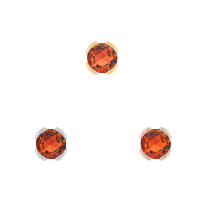 Peekaboo with Orange Garnet — Buddha