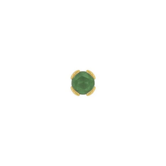Peekaboo with Sandblasted Green Tourmaline From Buddha