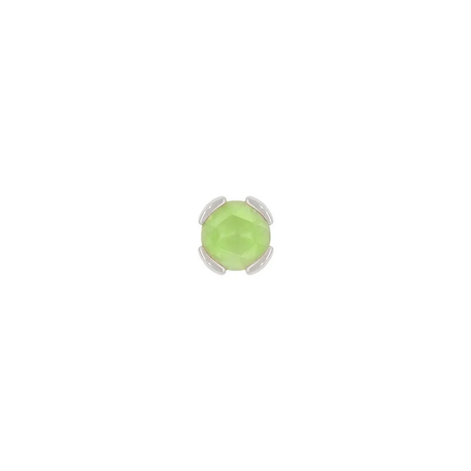 Peekaboo with Sandblasted Peridot — Buddha