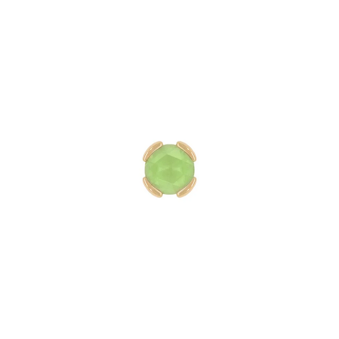 Peekaboo with Sandblasted Peridot — Buddha
