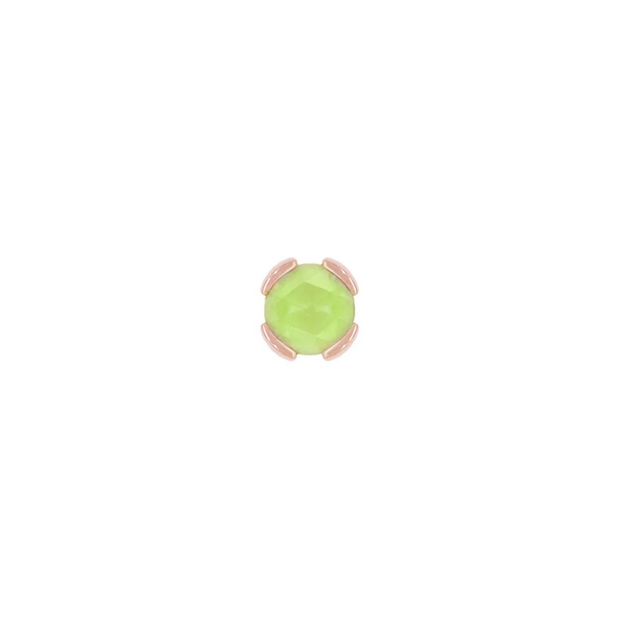 Peekaboo with Sandblasted Peridot — Buddha