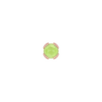 Peekaboo with Sandblasted Peridot — Buddha