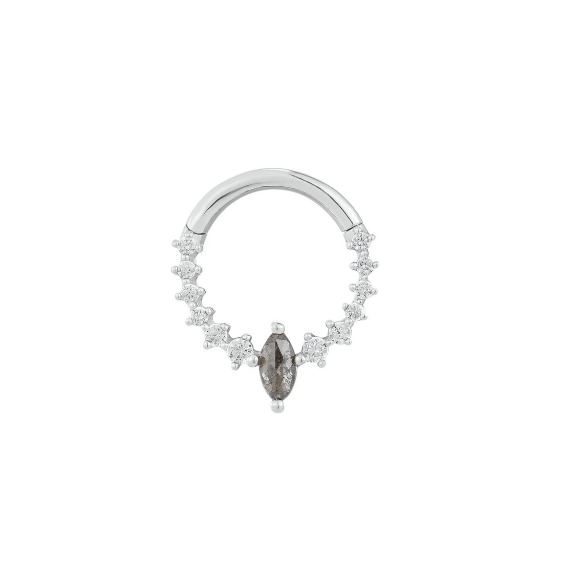 Phantom Clicker with Grey Diamond and CZ — Buddha