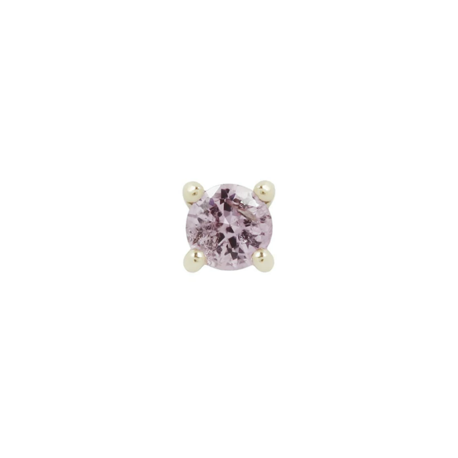 Prong Set Gem with Pink Sapphire From Buddha