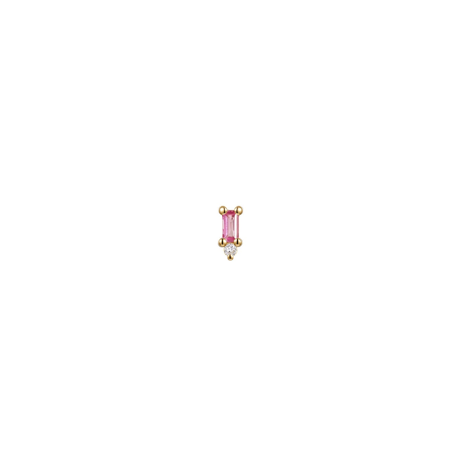 Pippa Diamond - Prong Baguette Gemstone