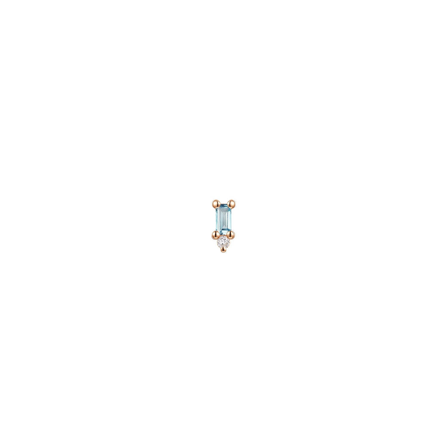 Pippa Diamond - Prong Baguette Gemstone