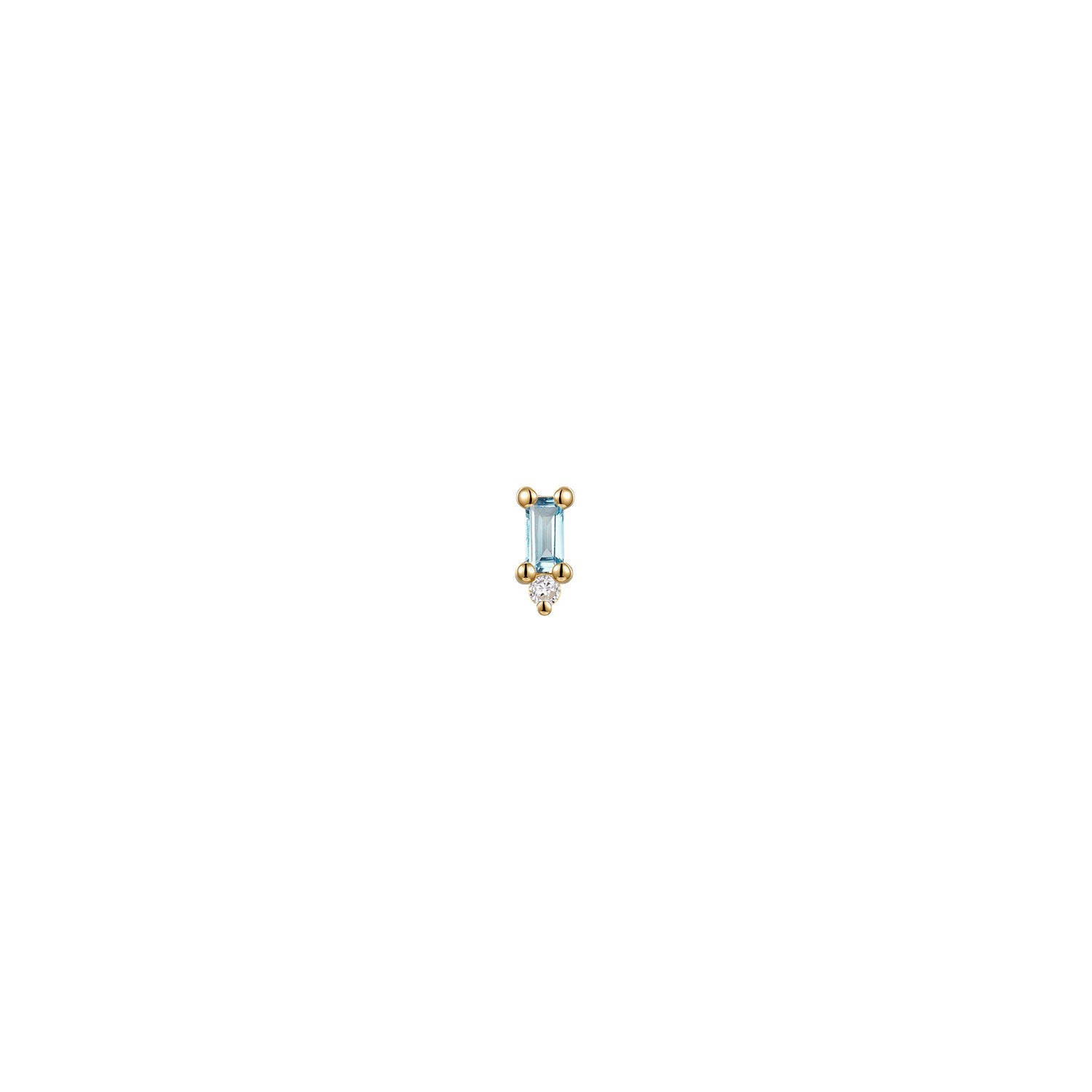 Pippa Diamond - Prong Baguette Gemstone