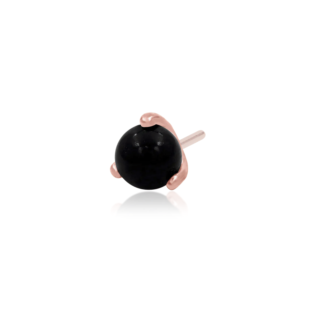 Prong Set Ball with Onyx from Junipurr (Vault)
