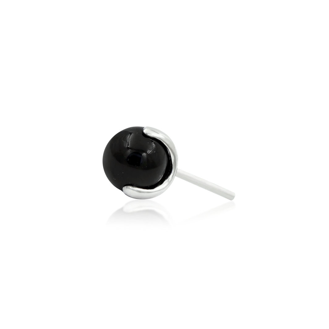 Prong Set Ball with Onyx from Junipurr (Vault)