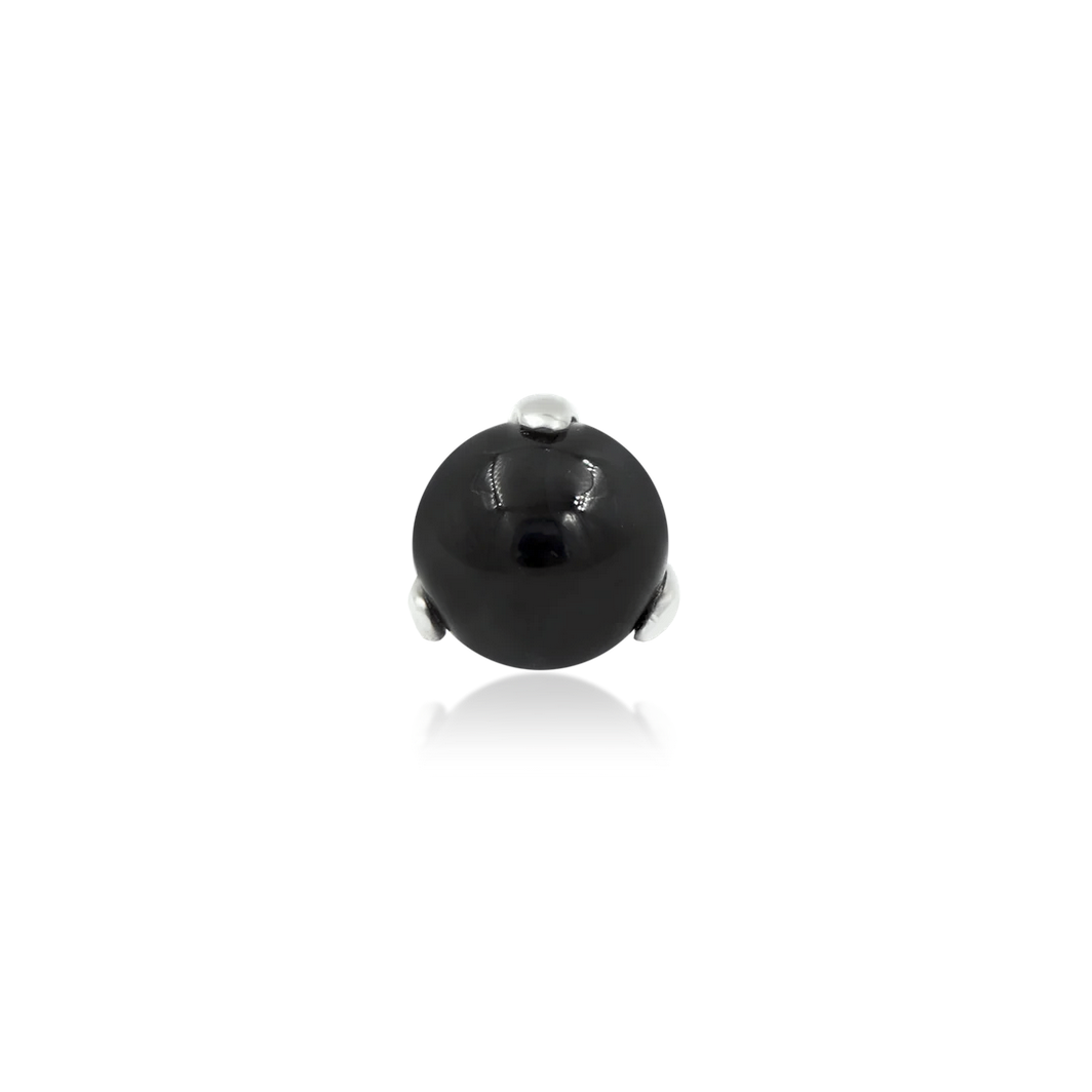 Prong Set Ball with Onyx from Junipurr (Vault)