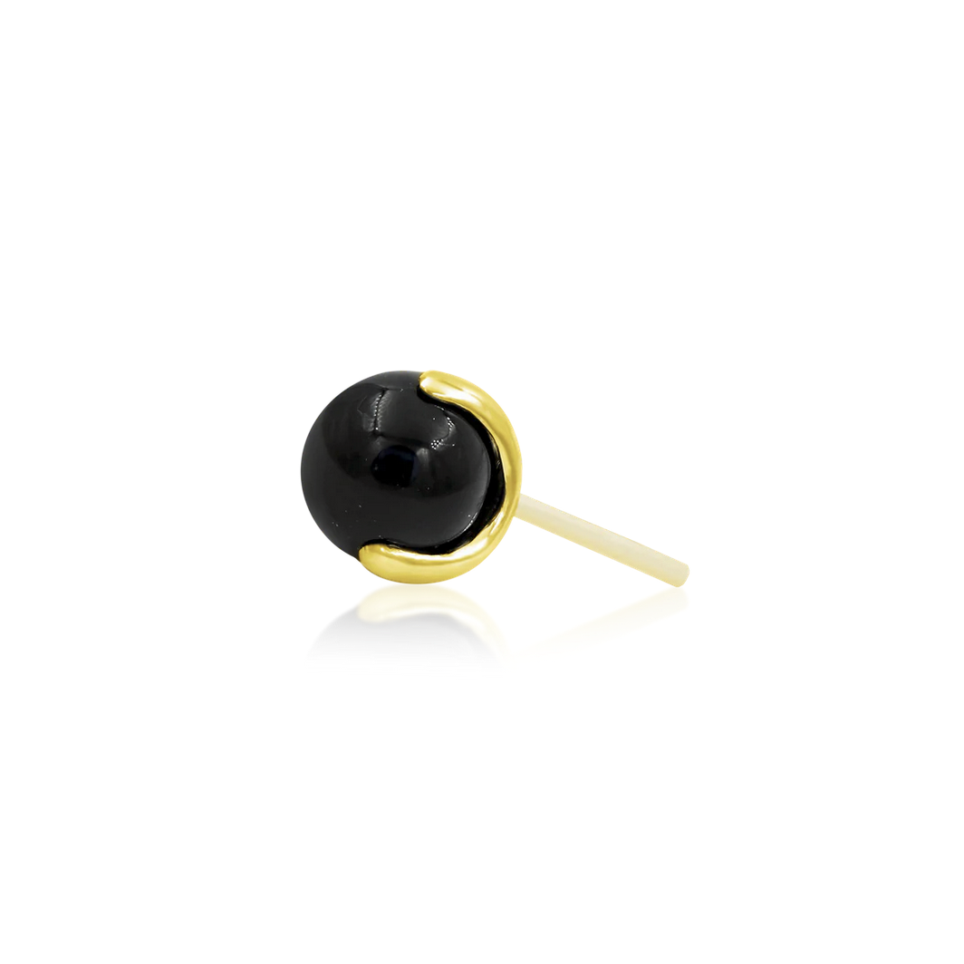 Prong Set Ball with Onyx from Junipurr (Vault)