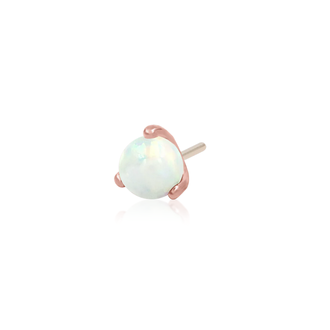 Prong Set Ball with Opal from Junipurr Rose Gold (Vault)