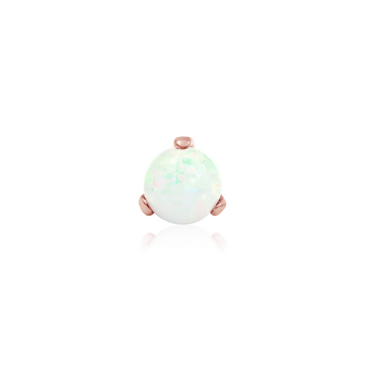 Prong Set Ball with Opal from Junipurr Rose Gold (Vault)