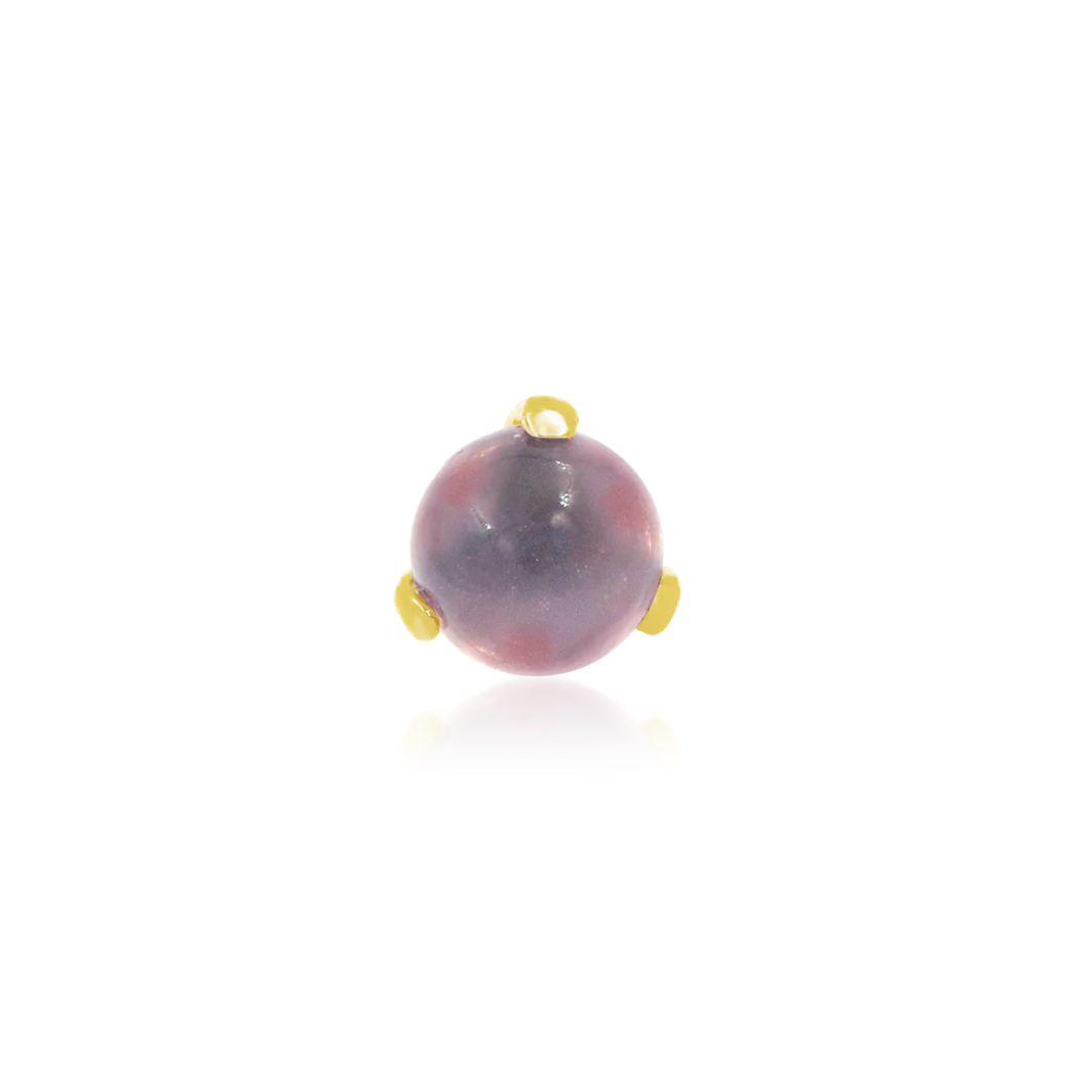 Prong Set Ball with Rose Quartz — Junipurr