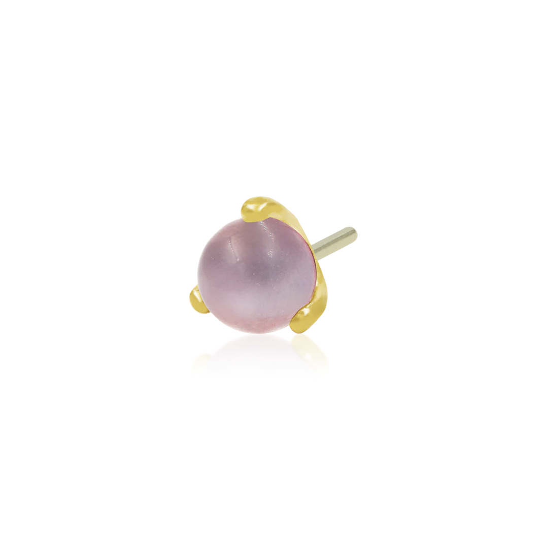 Prong Set Ball with Rose Quartz — Junipurr