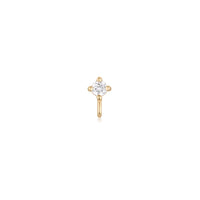 Prong Set CZ with Jump Ring — Ember