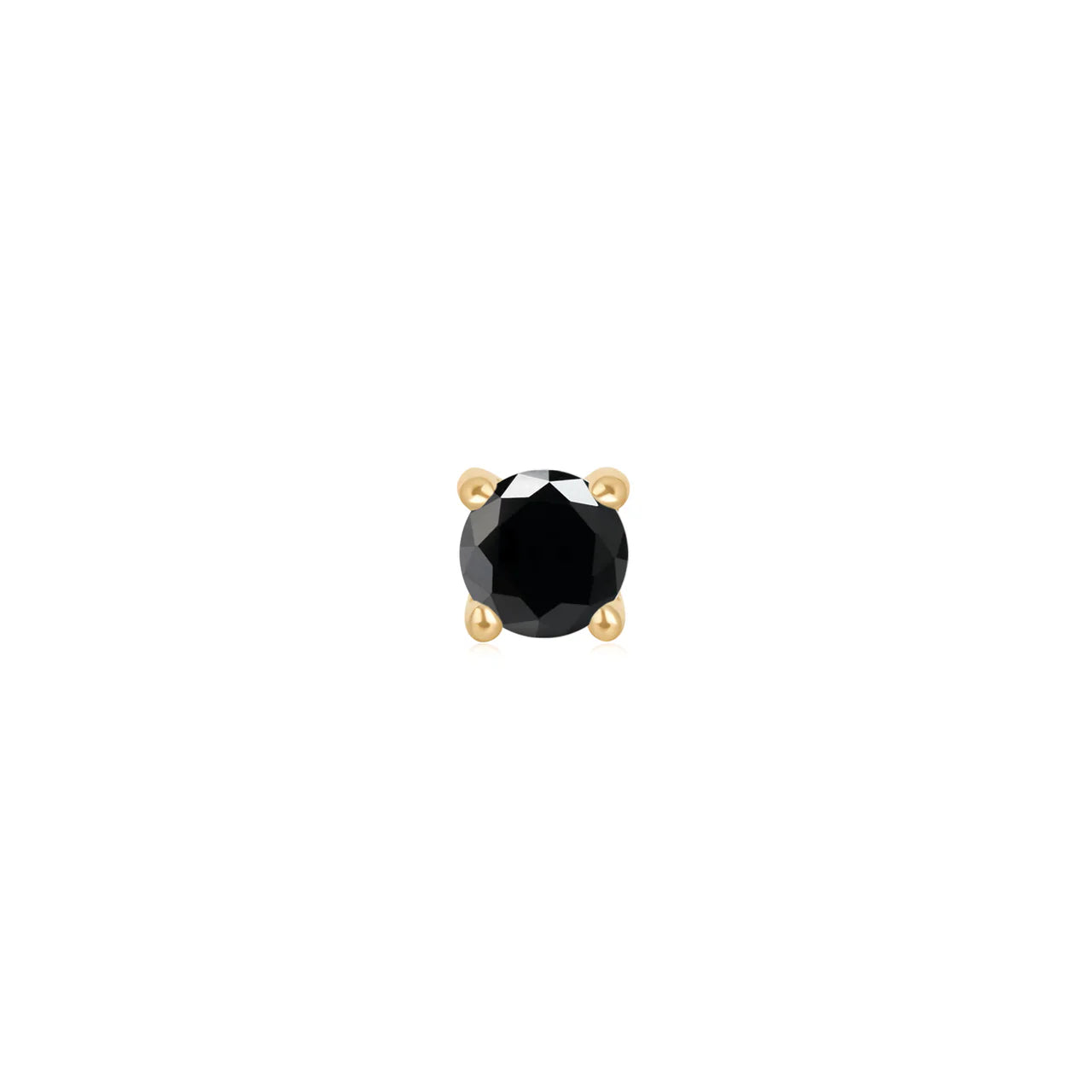 Prong Set Genuine Black Diamond from Ember