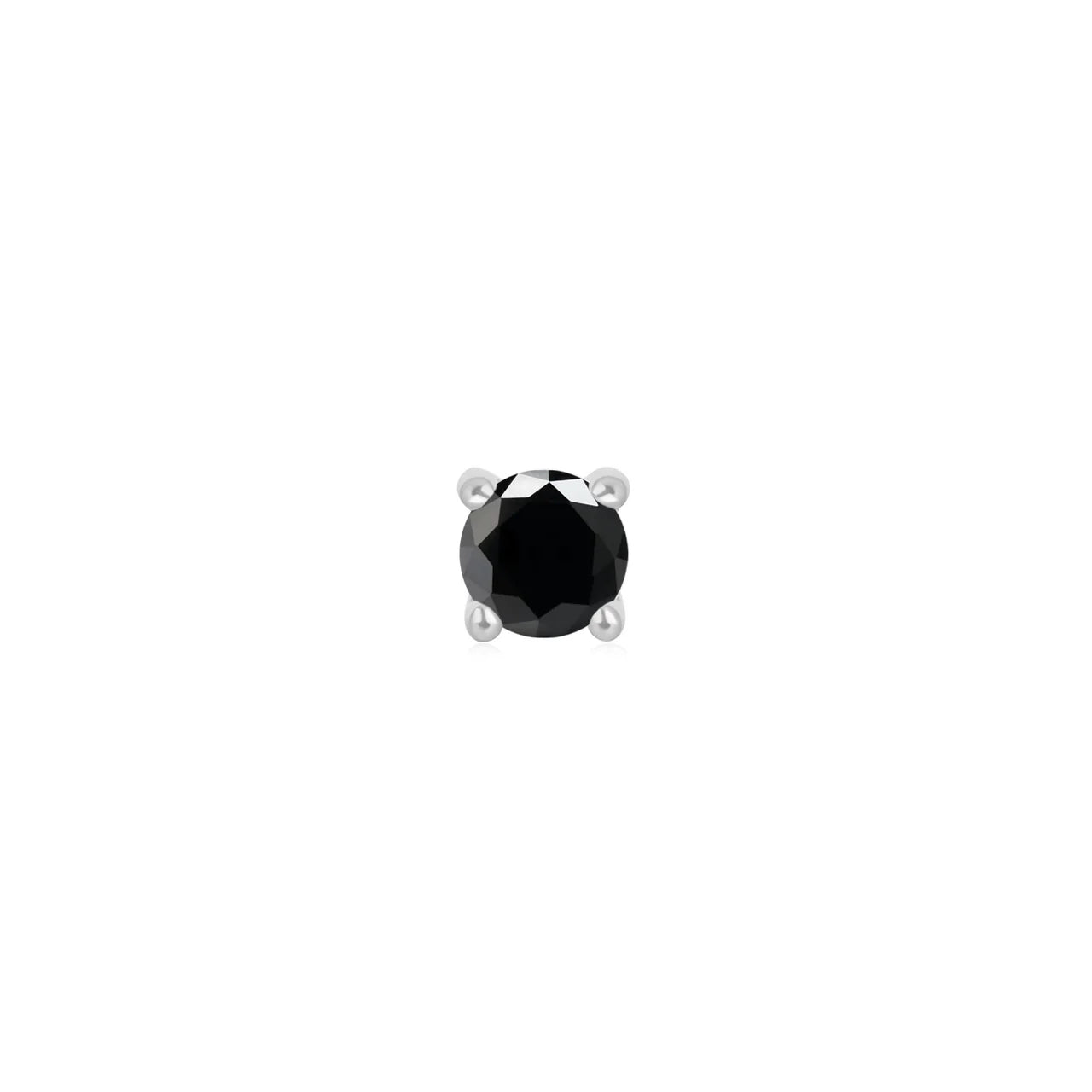 Prong Set Genuine Black Diamond from Ember
