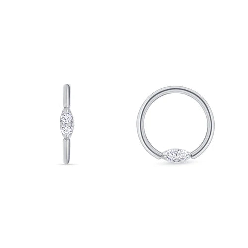 Prong Set Marquise Seamless Ring from Norvoch