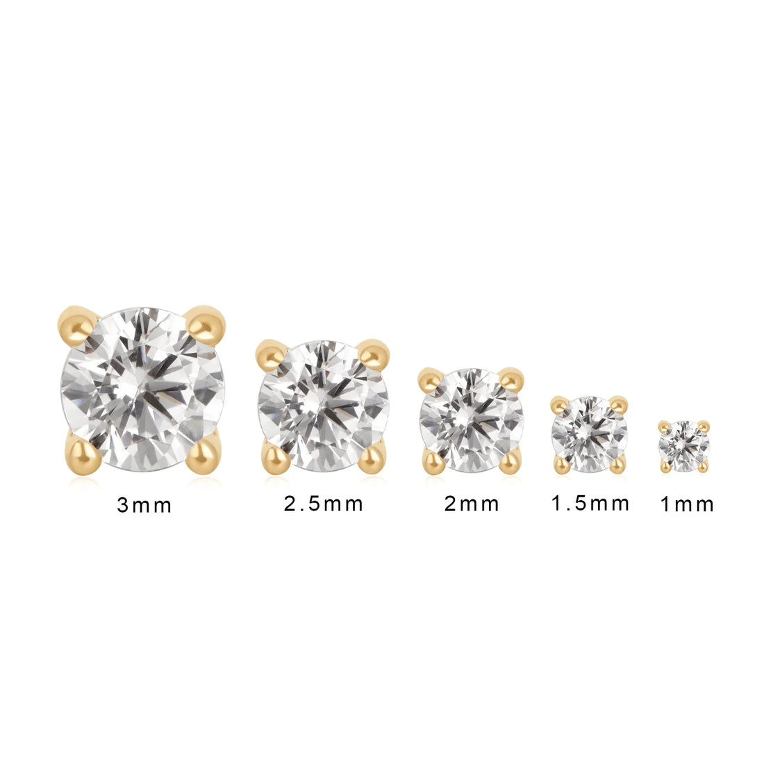 Prong Set CZ — Ember