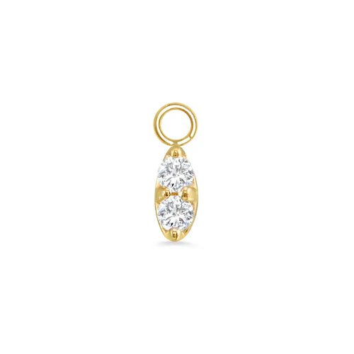 Prong Set Marquise Charm — Norvoch